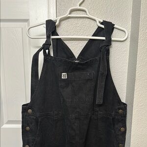 Lucy & Yak Black Denim Overalls